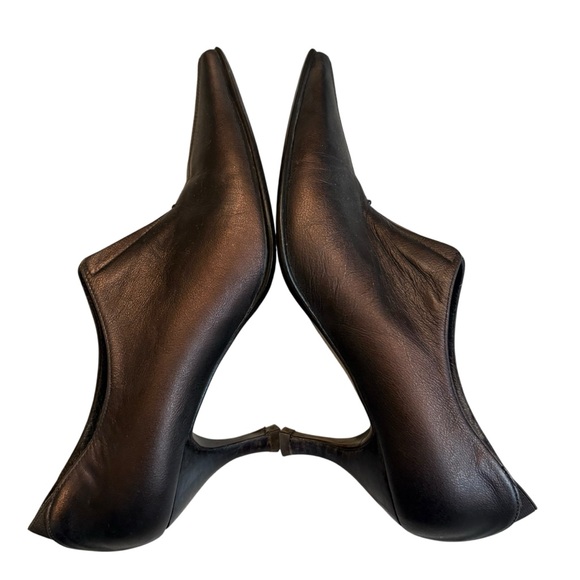 Donald J Pliner Lyndie Leather Ankle Booties in Bronze - Picture 7 of 16